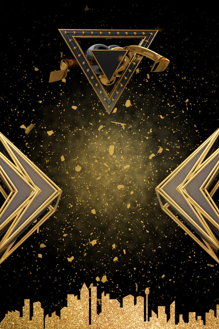 大气建筑海报背景