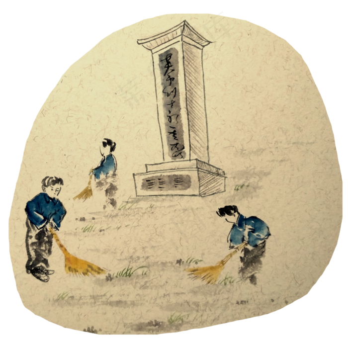 二十四节气扫墓怀旧清明春天PNG清,免抠元素(3000X3000(DPI:300))psd模版下载