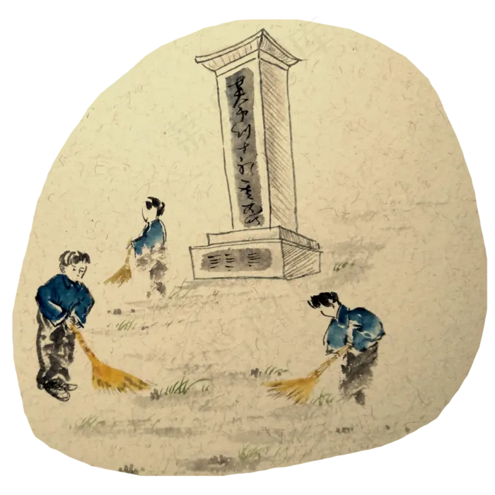 二十四节气扫墓怀旧清明春天PNG清,免抠元素(3000X3000(DPI:300))psd模版下载