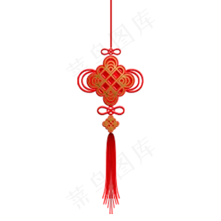 中国结新年发大财行好运,免抠元素