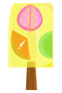 水果冰淇淋图案