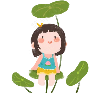 芒种之荷叶乘凉