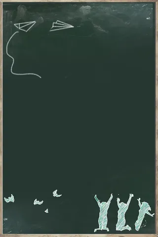 黑板校园青春招聘会求职季校园