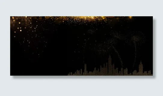 晚会黑金高端banner 晚会黑金高端banner
