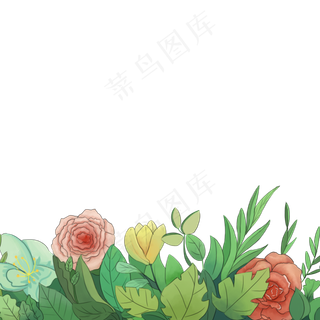 卡通春天鲜花下载