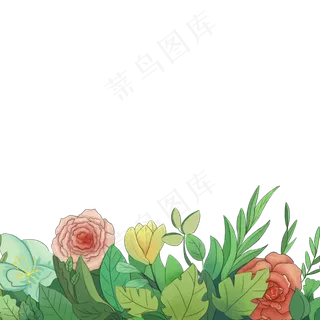 卡通春天鲜花下载