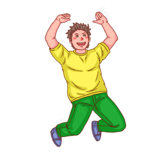 五四青年节跳跃青年