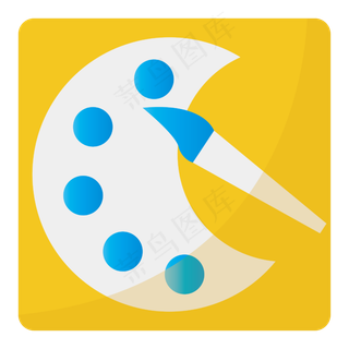 学校教育学习图标笔刷