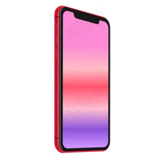 iPhone11手机红色侧屏,免抠元素