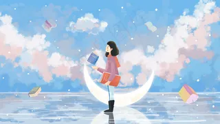 寒假补习班主题唯美治愈系