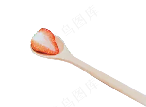 一勺半边草莓