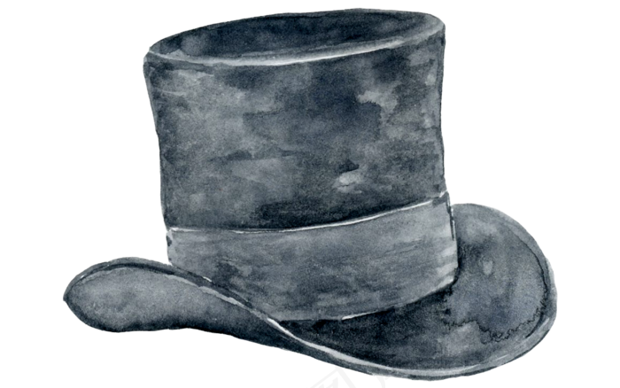 卡通水彩小清新生日礼帽