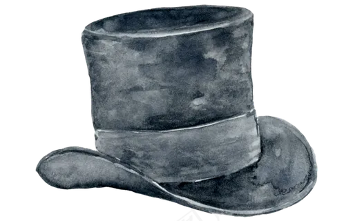 卡通水彩小清新生日礼帽