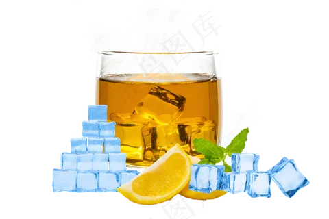 冰饮料橙子