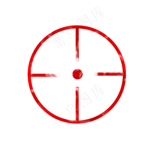 圆形红色中国风不规则四格空白可