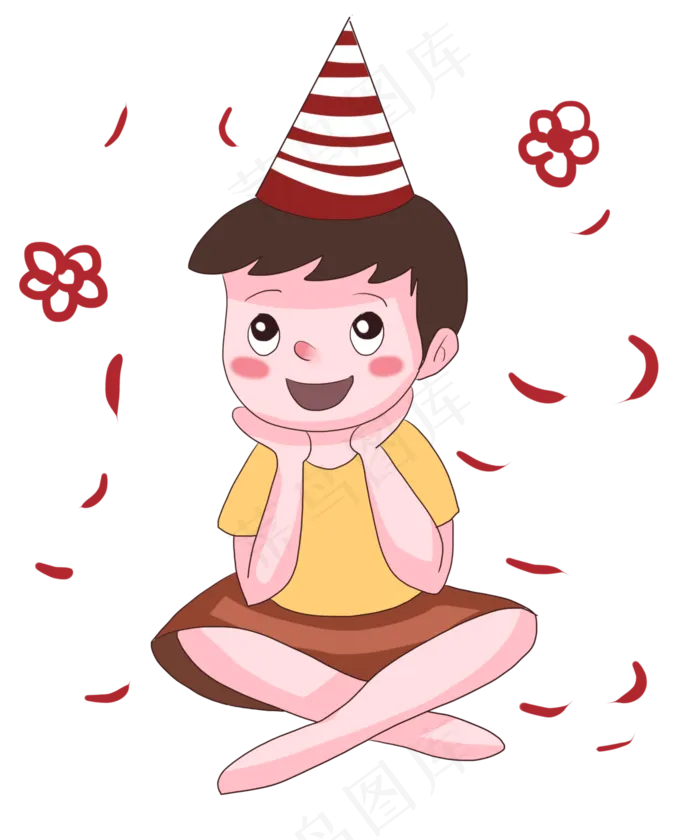 六一儿童节卡通小孩儿童节(2952X3543(DPI:300))psd模版下载