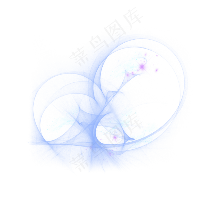 浪漫星空炫光元素,免抠元素(2000*2000px 300 dpi )psd模版下载