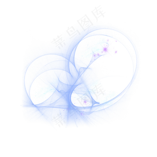 浪漫星空炫光元素,免抠元素