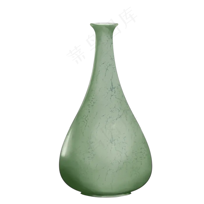 中国风绘制古董花瓶,免抠元素(2000X2000(DPI:300))psd模版下载