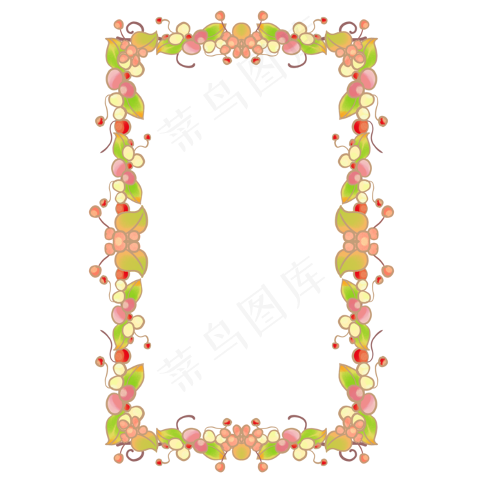 春天藤蔓花(2000X2000(DPI:300))psd模版下载