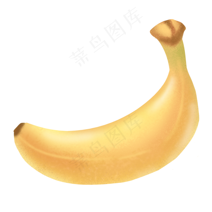 黄色可爱小清新夏季水果香蕉(2000X2000(DPI:300))psd模版下载