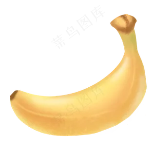 黄色可爱小清新夏季水果香蕉