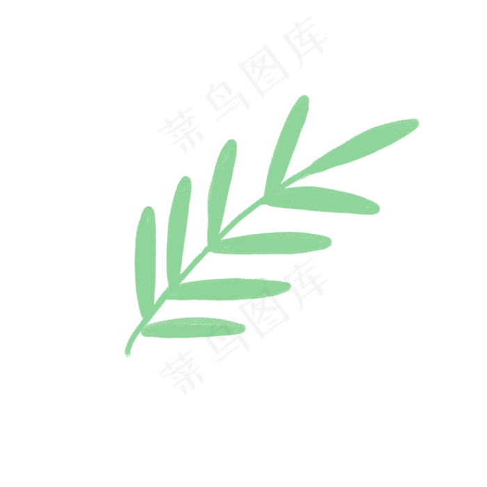 卡通植物绿叶下载