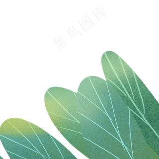 卡通植物绿叶下载