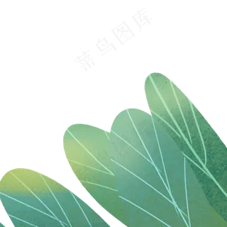 卡通植物绿叶下载