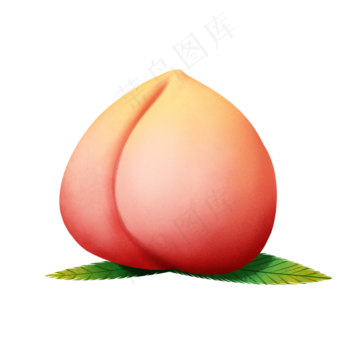 粉色水果桃子