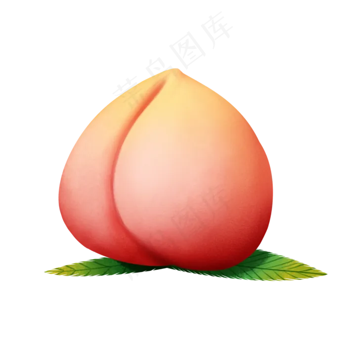 粉色水果桃子(2500X2500(DPI:300))psd模版下载