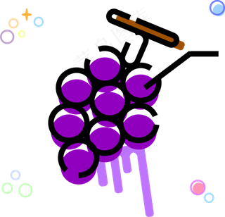 紫色MBE葡萄图标