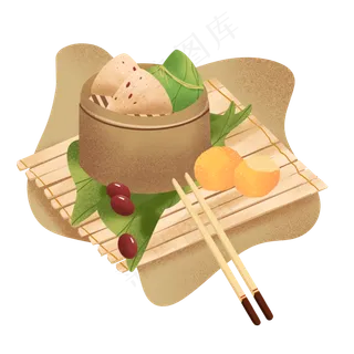 端午节大粽子蒸笼煎堆