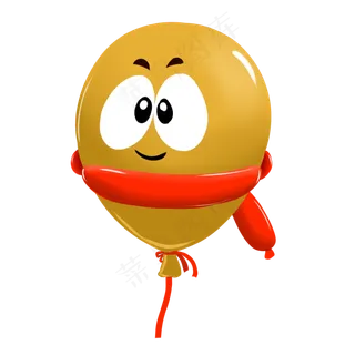 可爱气球玩具