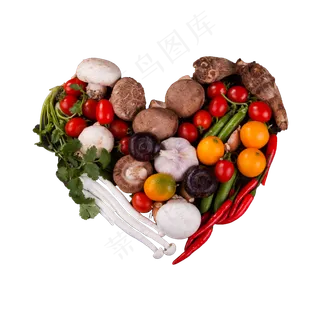 蔬菜组合实拍png免抠