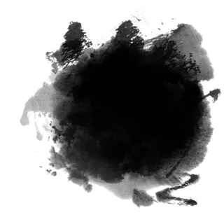 墨迹水墨黑色喷墨