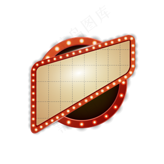 618边框霓虹灯光荧光灯