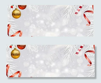 简约时尚圣诞节banner