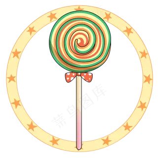 儿童节棒棒糖卡通免抠