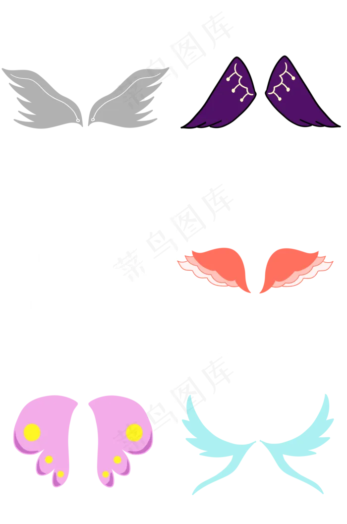 儿童节梦幻翅膀(2000X3020(DPI:300))psd模版下载