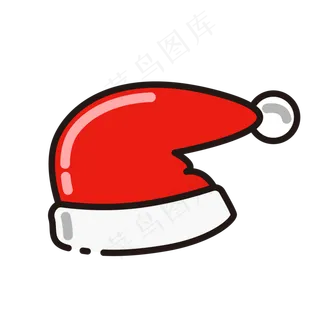 卡通圣诞帽,免抠元素