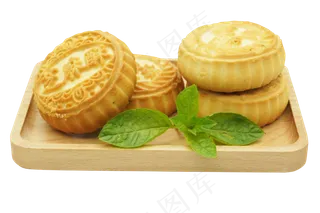 中秋节圆形月饼,免抠元素