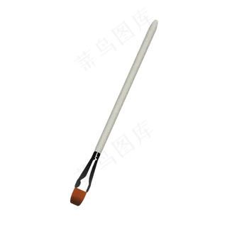 灰色绘画刷子插图