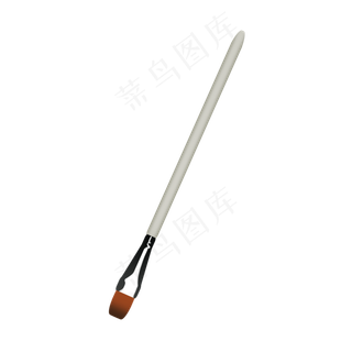 灰色绘画刷子插图