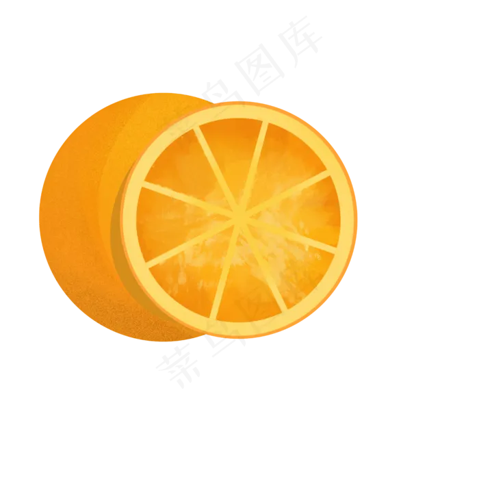 新奇士橙汁卡通水果(2500X2500(DPI:300))psd模版下载