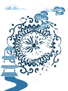日式国潮底纹 日式国潮底纹