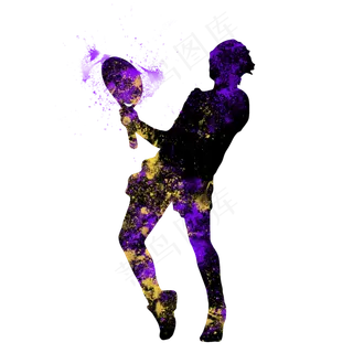 开学季网球社团招新剪影,免抠元素