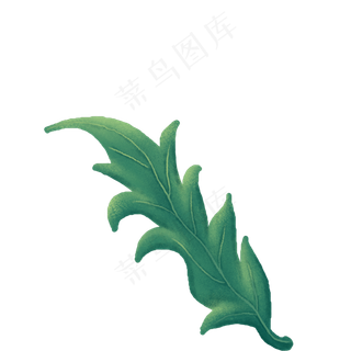 春天绿色植物叶子