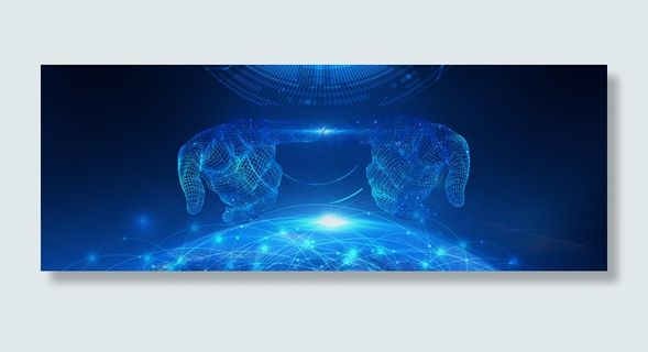 炫酷科技风人工智能banner