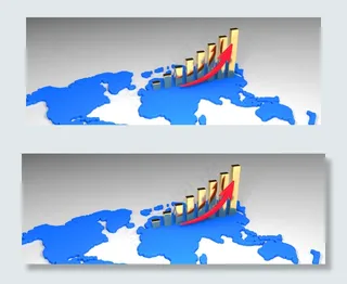金融理财金融商业全球经济增长
